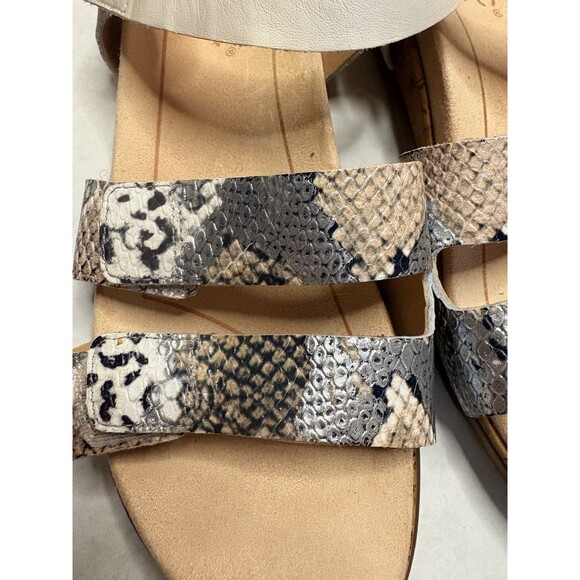 VIONIC WOMEN'S LEATHER SNAKE SKIN SANDALS US SZ 7 EU 38 - Picture 3 of 13